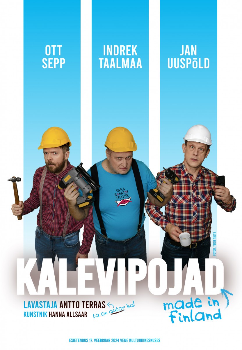 Vana Baskini Teater esitleb “Kalevipojad – Made In Finland” Padise rahvamaja 23.mai 2025 algusega kell 19:00